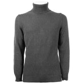 Emilio Romanelli Gray Cashmere Men Turtleneck Sweater -   -  Emilio Romanelli.